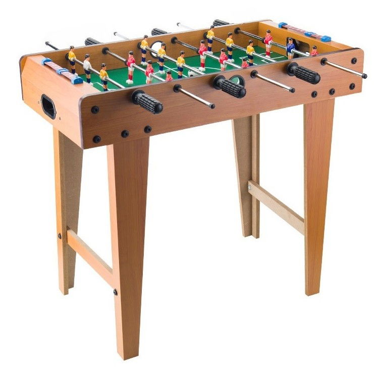 Masa de Fotbal cu Teren si 18 Jucatori Flippy, 6 Manere, cu Tablou pentru Scor, din Metal, Lemn si ABS, 69 x 36.5 x 61 cm, cu Picioare, pentru copii/adulti [1]