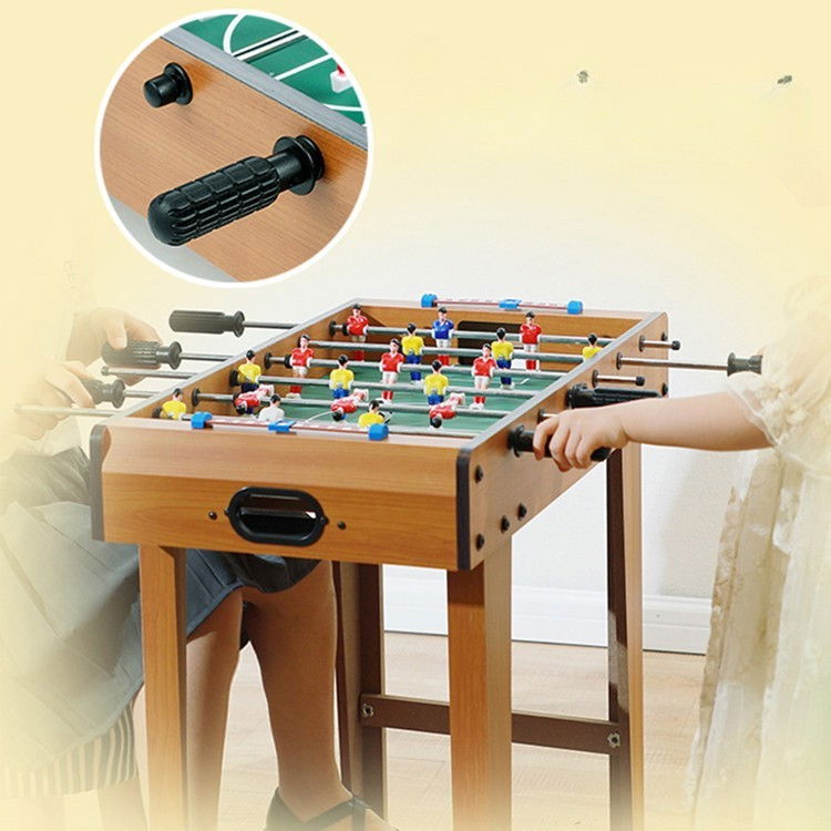 Masa de fotbal cu teren si 18 jucatori Flippy, cu tablou pentru scor, din metal, lemn si ABS, cu Picioare, 69 x 34 x 65 cm, pentru copii si adulti [3]