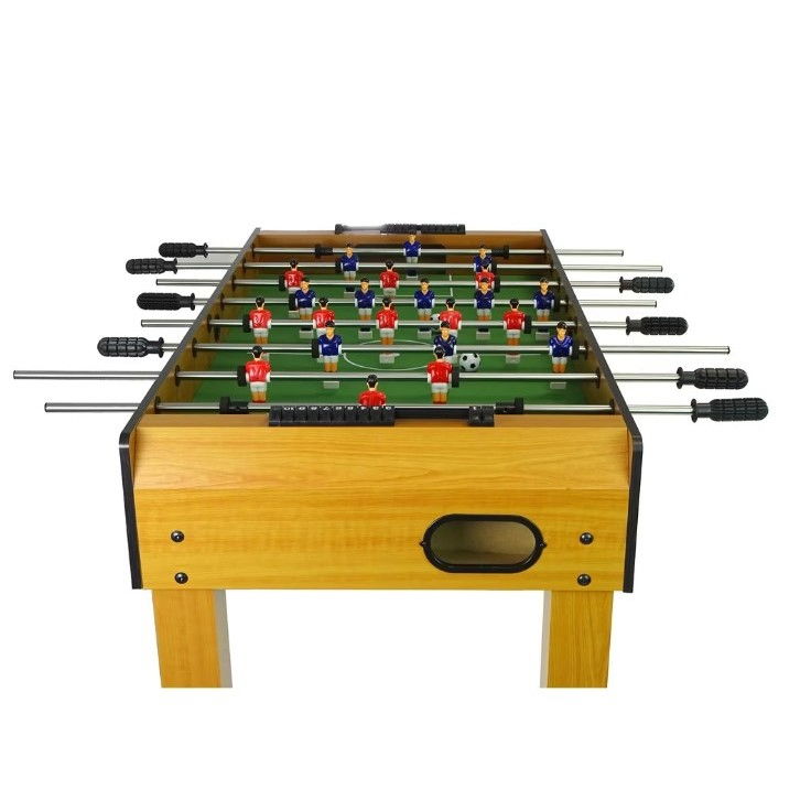 Masa de Fotbal cu Teren si 21 Jucatori Flippy, 8 Manere, cu Tablou pentru Scor, din Metal, Lemn si ABS, 120 x 61.5 x 81 cm, cu Picioare, pentru copii/adulti [6]