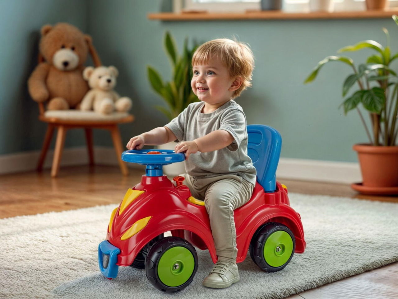 Masina fara pedale 2 in 1 - Smile [5]