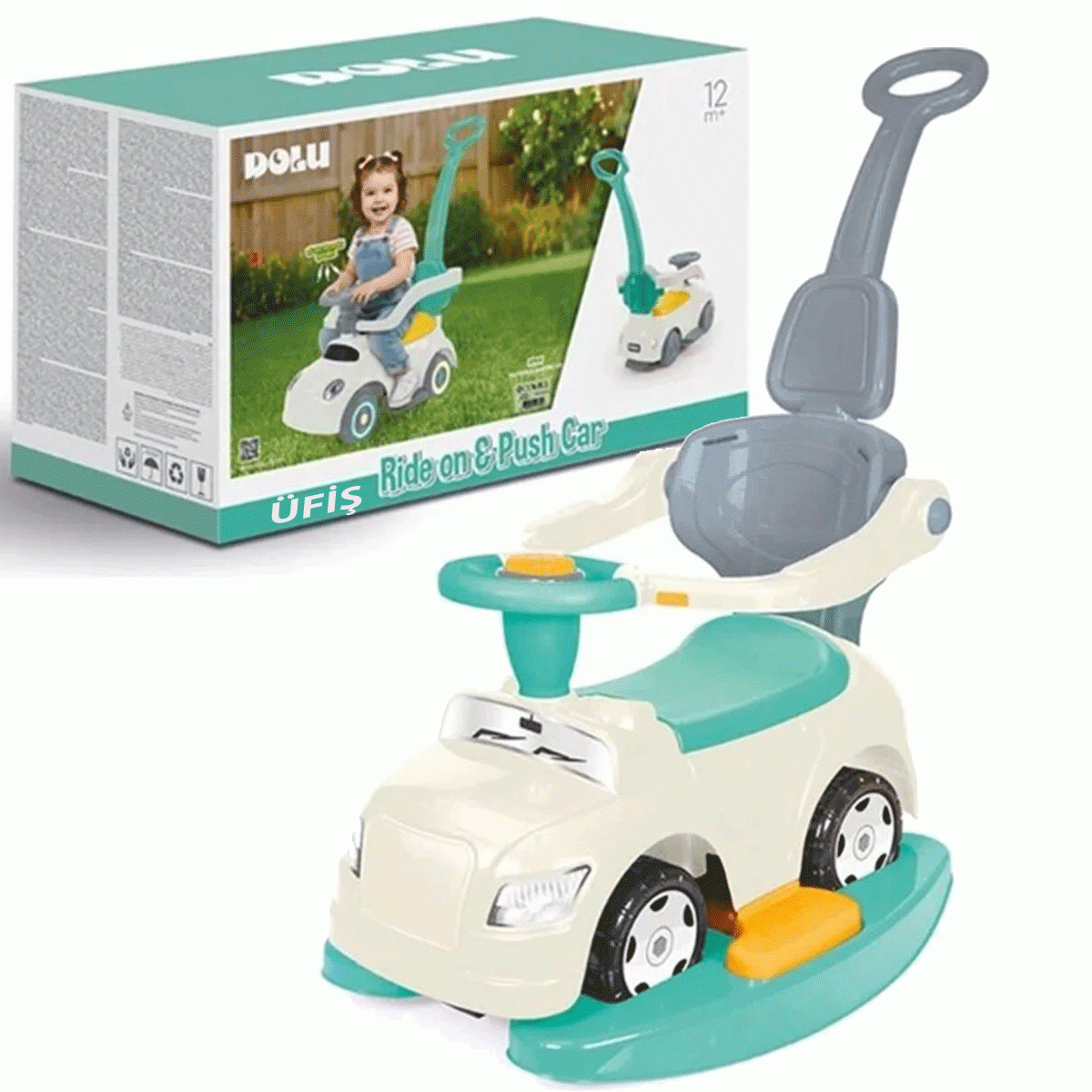 Masinuta 4 in 1 - Step car Pastel [2]