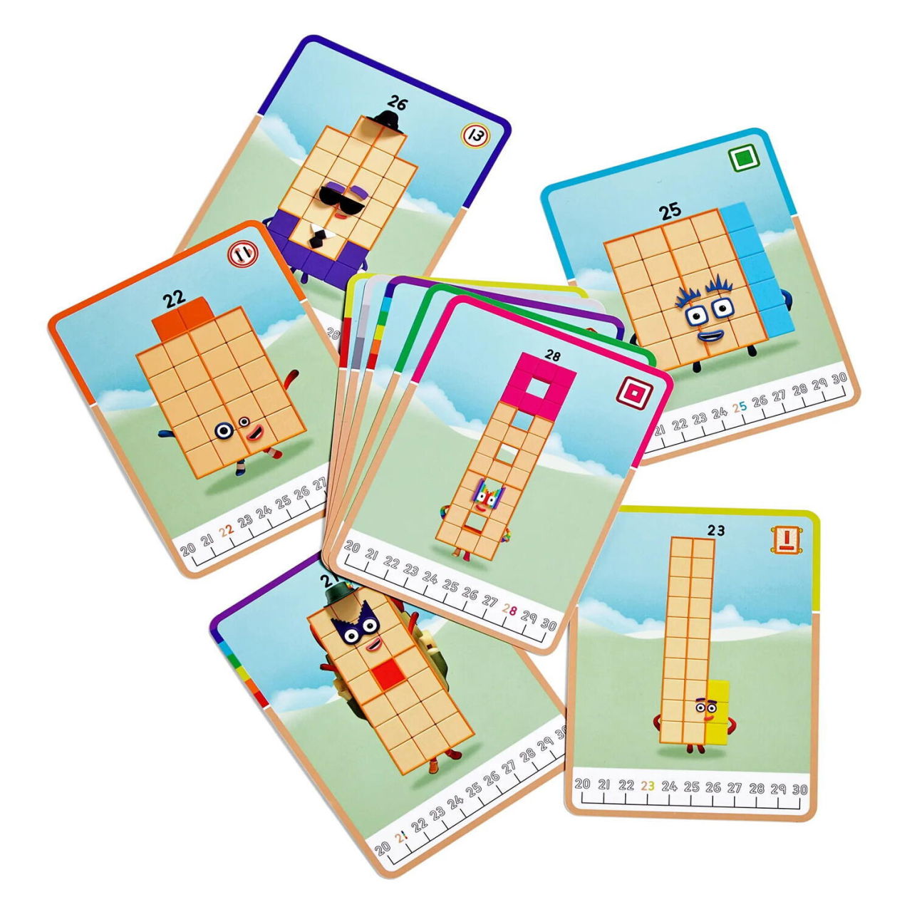 MathLink®Cubes Numberblocks in romana Set de activitati de la 21 - 30 [7]