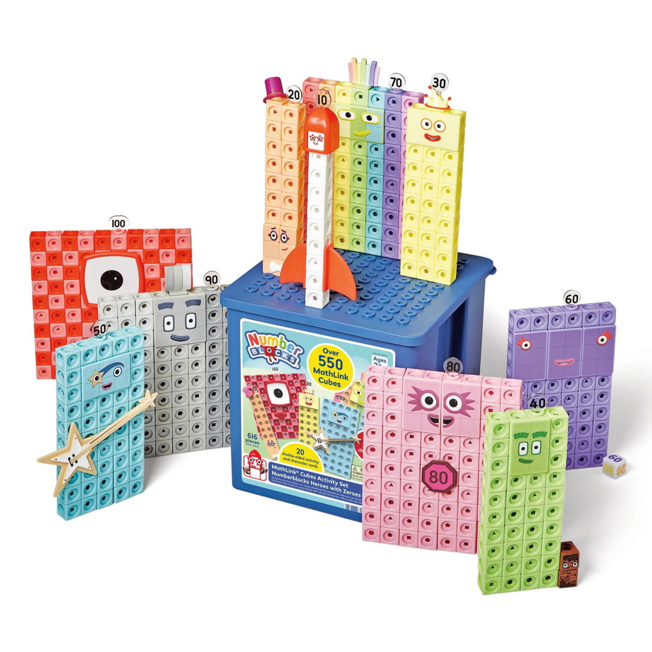 MathLink®Cubes Numberblocks Set activitati - Eroii cu Zero [1]