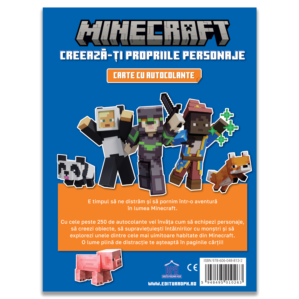 Minecraft. Creeaza-ti propriile personaje - carte cu autocolante [2]