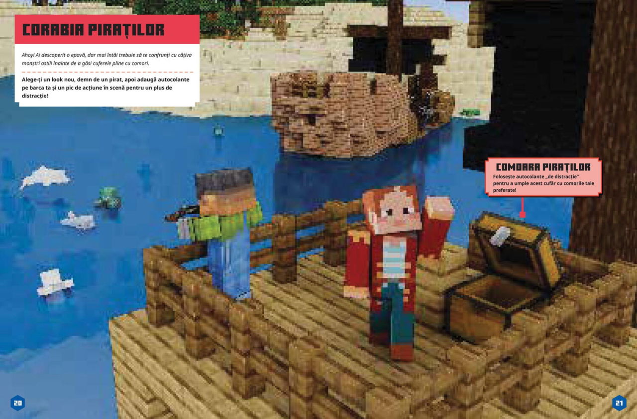 Minecraft. Creeaza-ti propriile personaje - carte cu autocolante [5]