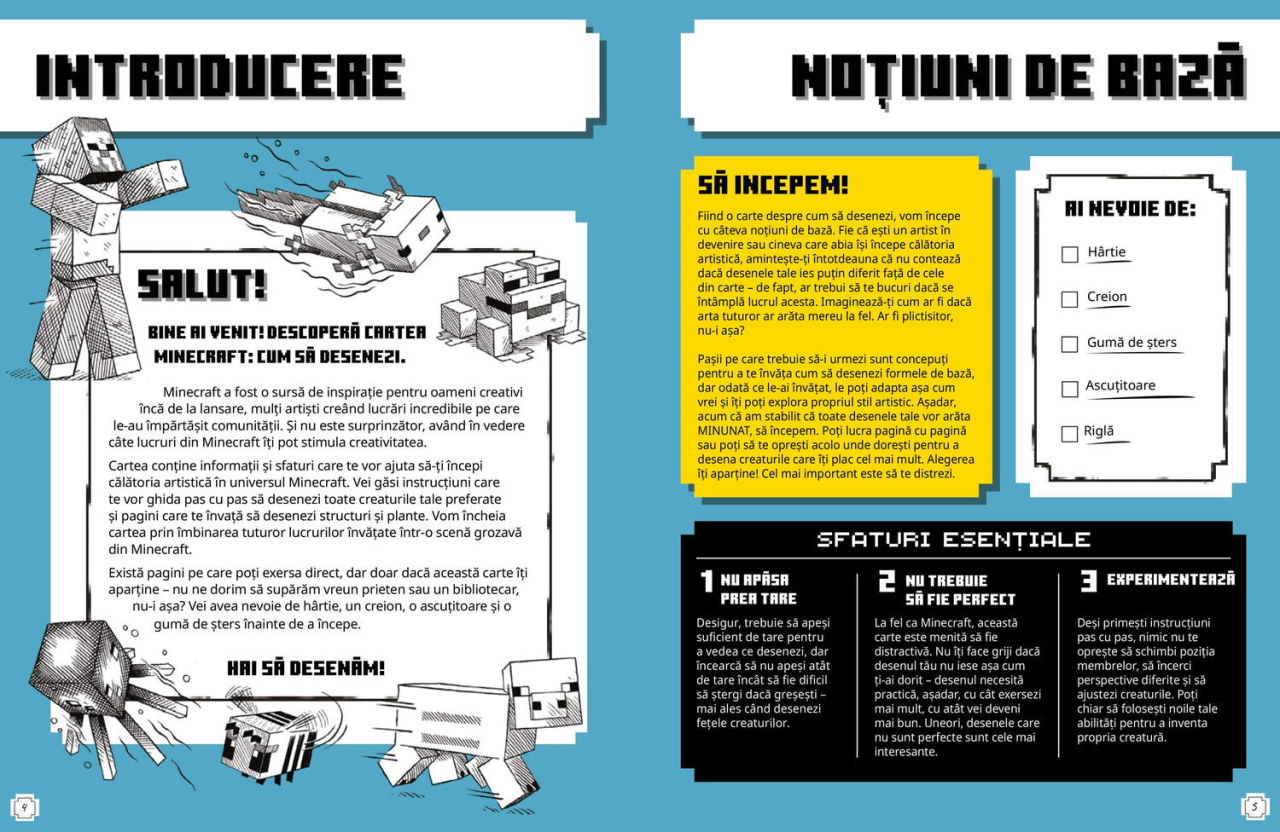 Minecraft. Cum sa desenezi - Un ghid pas cu pas [3]