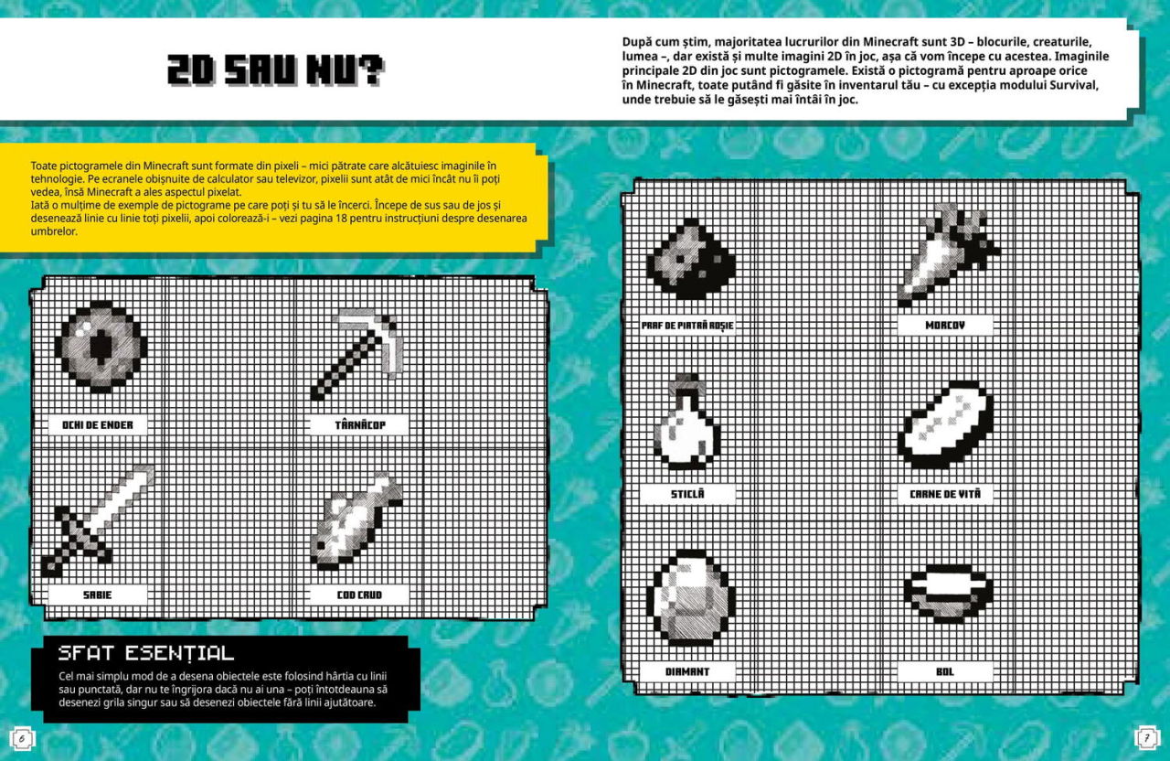 Minecraft. Cum sa desenezi - Un ghid pas cu pas [4]