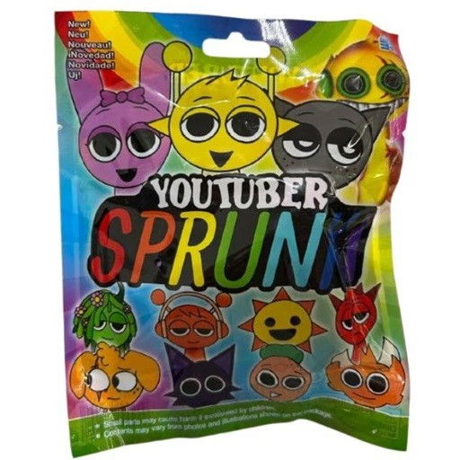 Mini Figurina Sprunki, Flippy, MisteryBox, 6 Personaje Diverse de Colectionat, 7.3 - 9 cm, Multicolor [3]