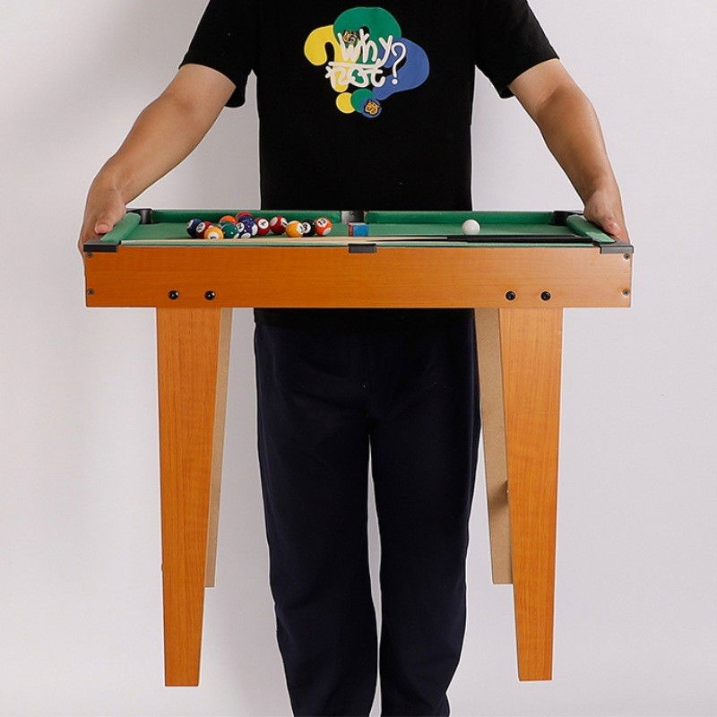 Mini Masa de Biliard pentru Copii, Flippy, Durabil, Usor de Transportat, 2 Tacuri, 16 Bile, 69x37x60 cm [7]