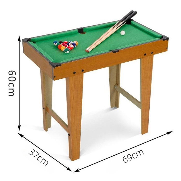 Mini Masa de Biliard pentru Copii, Flippy, Durabil, Usor de Transportat, 2 Tacuri, 16 Bile, 69x37x60 cm [3]