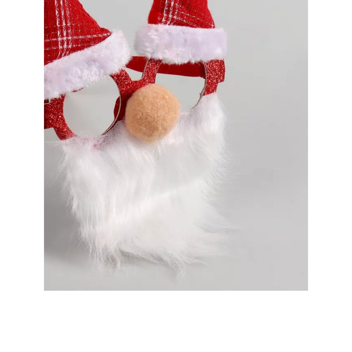 Ochelari de Craciun, Flippy, cu Nas si Barba, Model Mos Craciun, 24x14cm, Rosu [3]