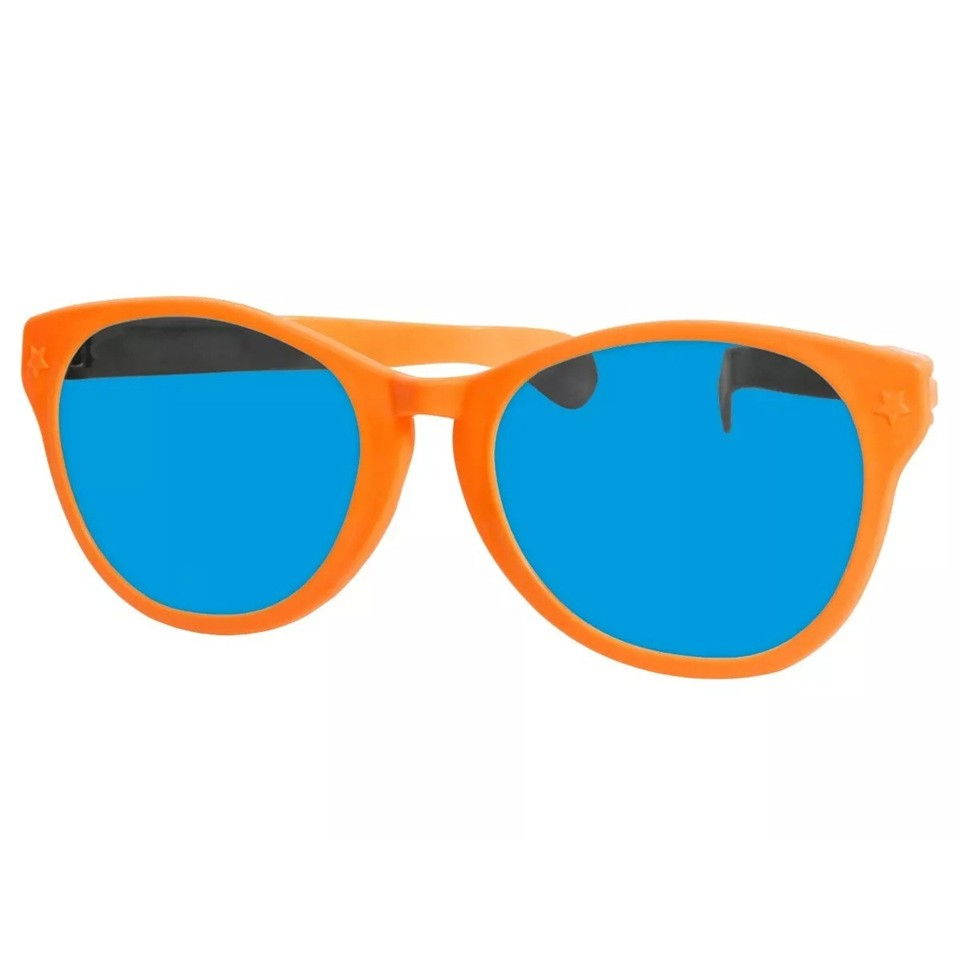 Ochelari Deghizare, Flippy, Marime Exagerata, din Plastic, 26 x 9 cm, Portocaliu [3]