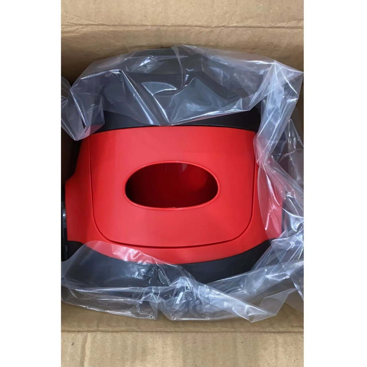 Olita pentru Copii, Flippy, +1an, Portabila, Design Masinuta cu Capac, Model Prietenos, Non-Toxic, Compartiment Detasabil, Usor de Curatat, Rosu [9]