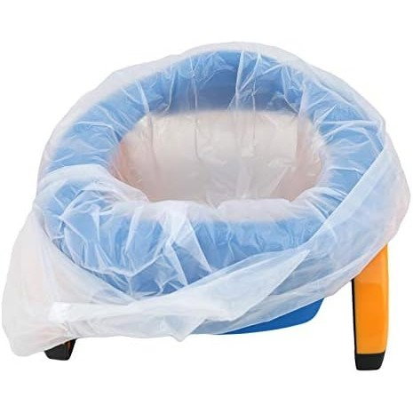 Olita Portabila 2 in 1, Flippy, Olita + Capac de Toaleta, din Plastic, Diametru 21 cm, Albastru [5]