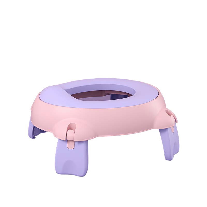 Olita Portabila, Flippy, pentru Calatorii, Confectionata din Spuma PU, 1-6 ani, 34x32x17 cm, Roz/Mov [1]