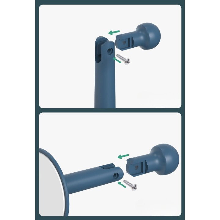 Opritor de Usa, Flippy, din Silicon, cu Prindere de Podea, Anti-Coliziune, 5.5 x 5.5 x 5.5cm, Albastru [4]