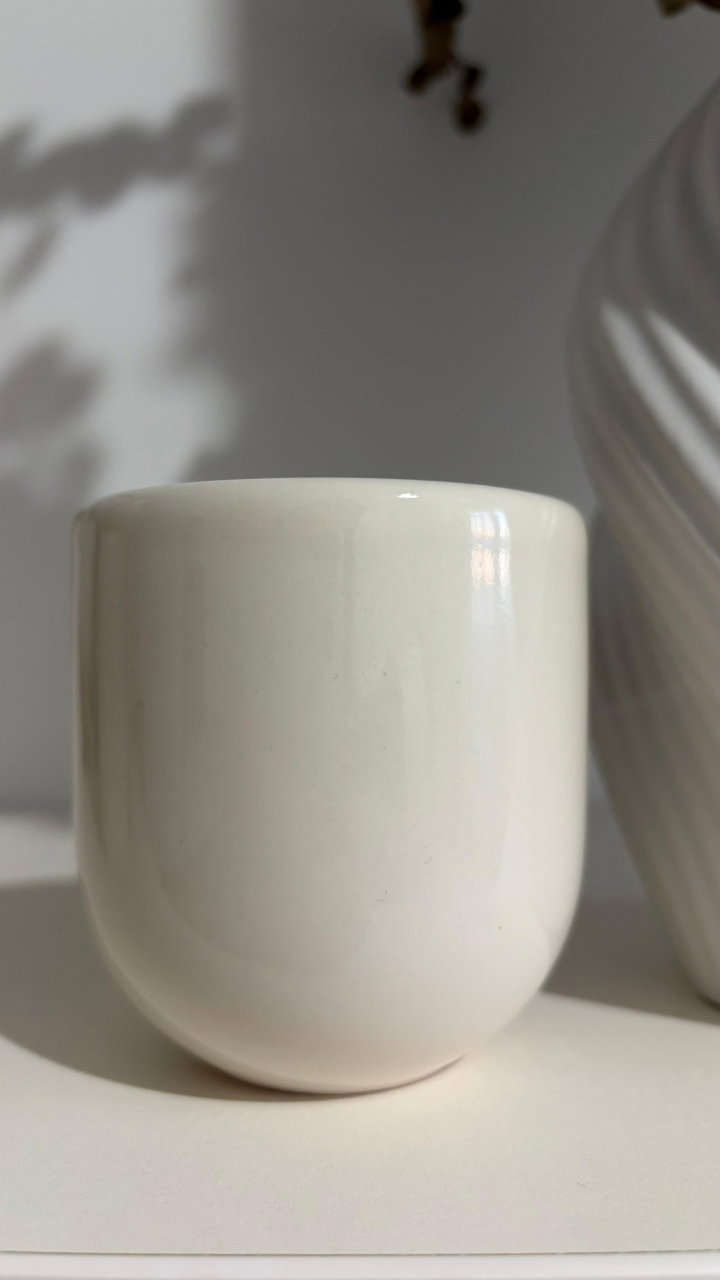 Pahar ceramic 250 ml pentru cafea | Glazurat manual premium [1]