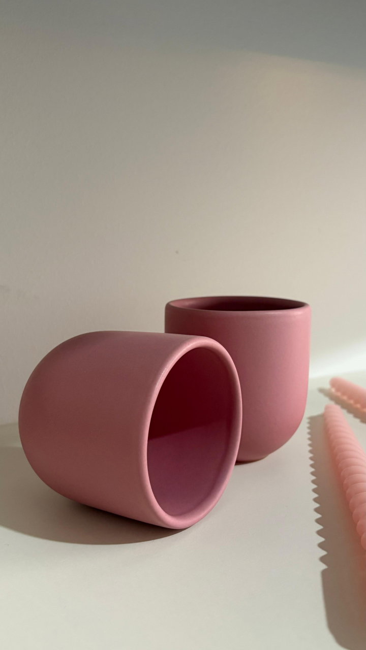 Pahar ceramic 250 ml pentru cafea | Glazurat manual premium [1]