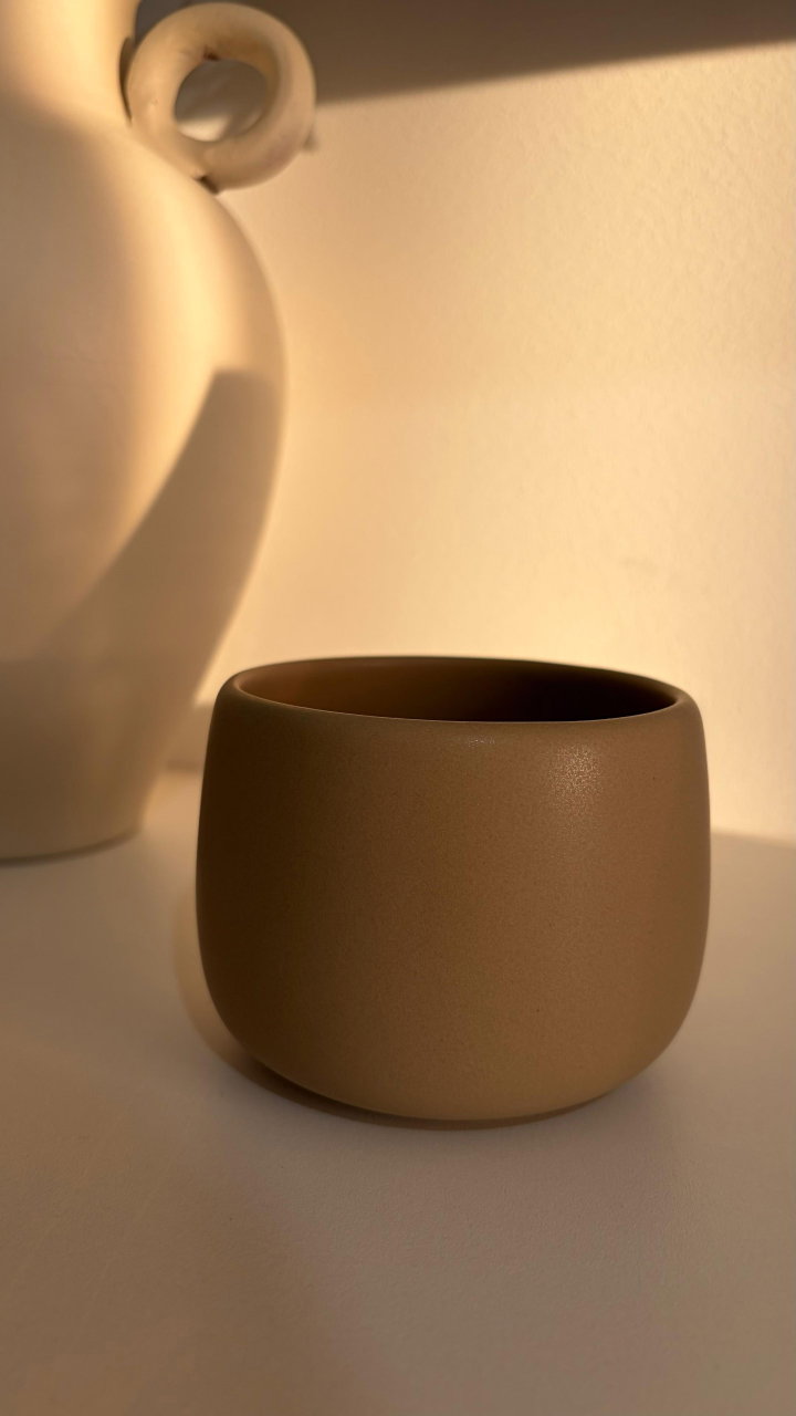 Set pahare ceramice cafea 4 dimensiuni | Glazurate manual premium [6]