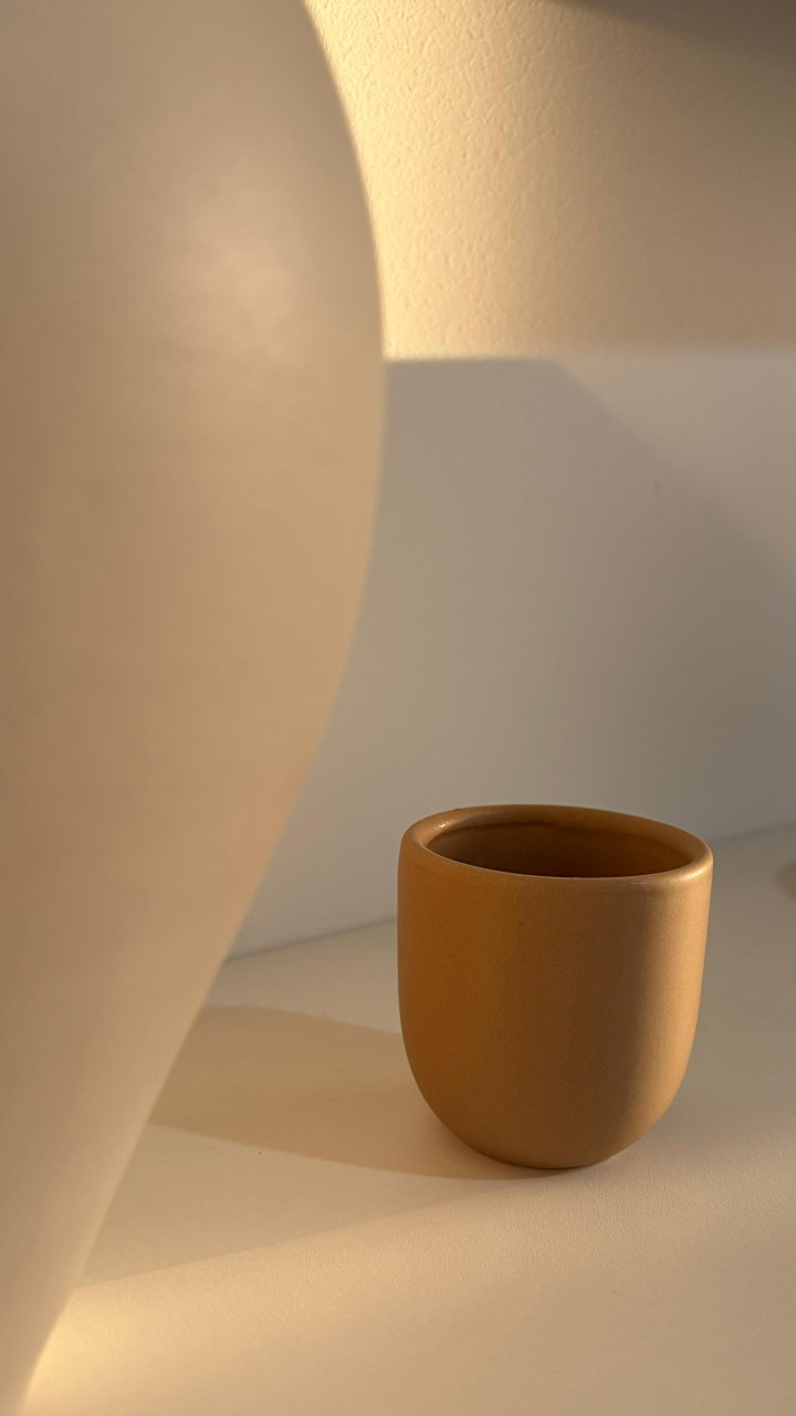 Set pahare ceramice cafea 4 dimensiuni | Glazurate manual premium [3]