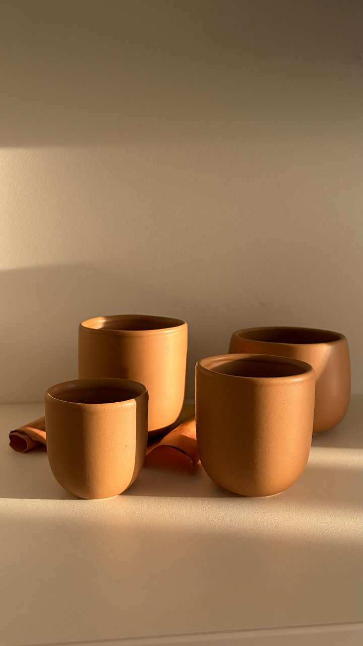 Pahar ceramic 150 ml pentru cappuccino | Glazurat manual [2]