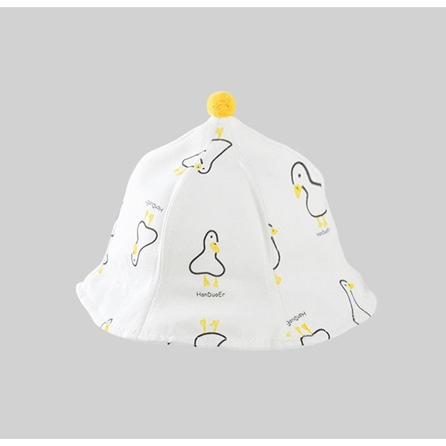 Palarie de Protectie pentru Bebelusi, Flippy, Model Ratuste, Pescareasca, de Primavara si Toamna, cu Masca si Fermoar, 48 cm, pentru 6-12 Luni, Alb [2]