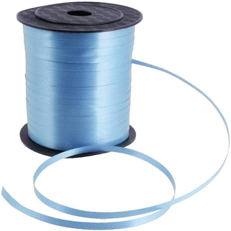 Panglica pentru Baloane, Flippy, Rola de 200 de Metri, din Rafie, Albastra [7]