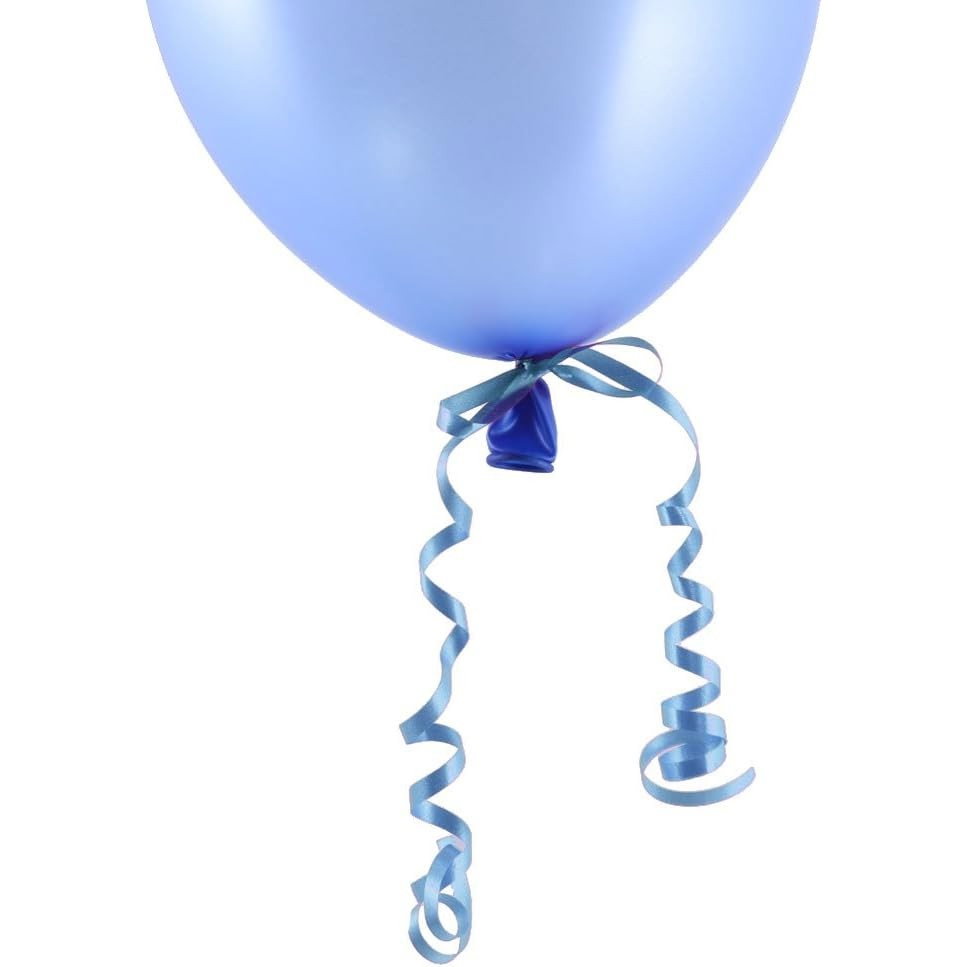 Panglica pentru Baloane, Flippy, Rola de 200 de Metri, din Rafie, Albastra [8]