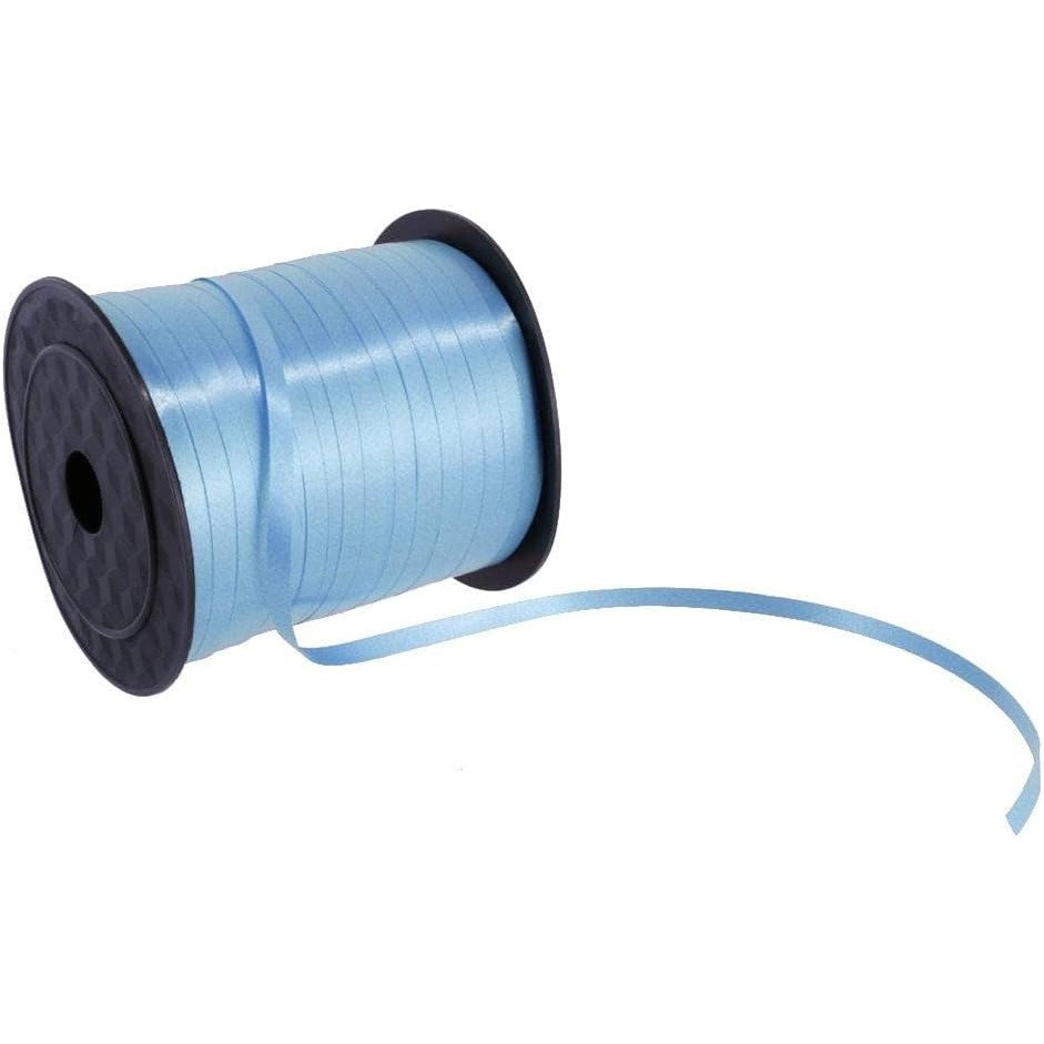 Panglica pentru Baloane, Flippy, Rola de 200 de Metri, din Rafie, Albastra [4]