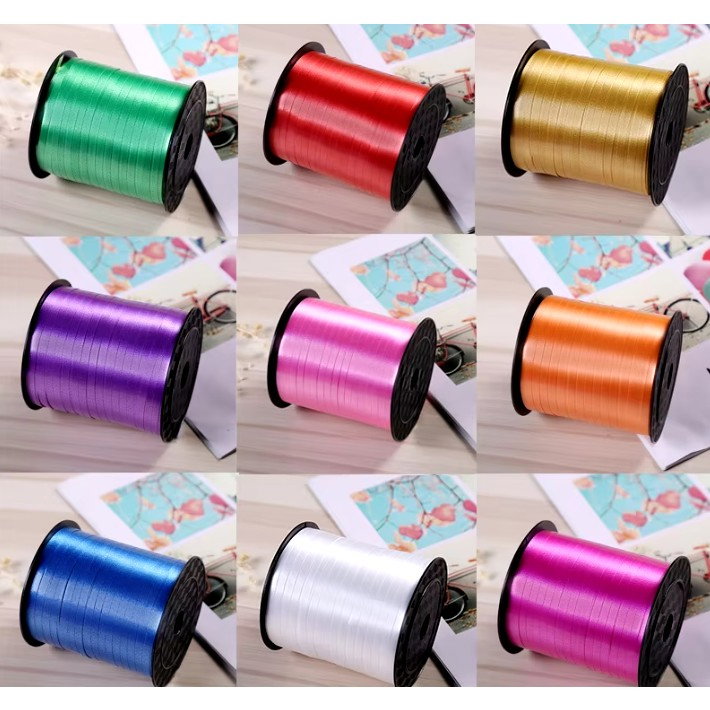 Panglica pentru Baloane, Flippy, Rola de 200 de Metri, din Rafie, Aurie [10]