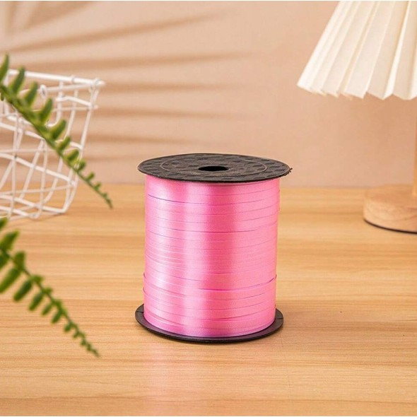 Panglica pentru Baloane, Flippy, Rola de 200 de Metri, din Rafie, Roz [6]