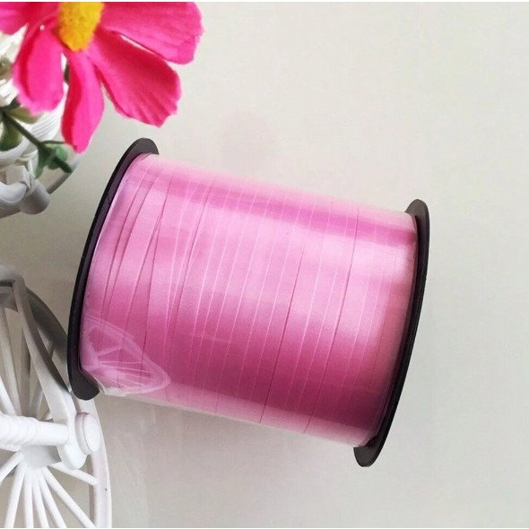 Panglica pentru Baloane, Flippy, Rola de 200 de Metri, din Rafie, Roz [5]