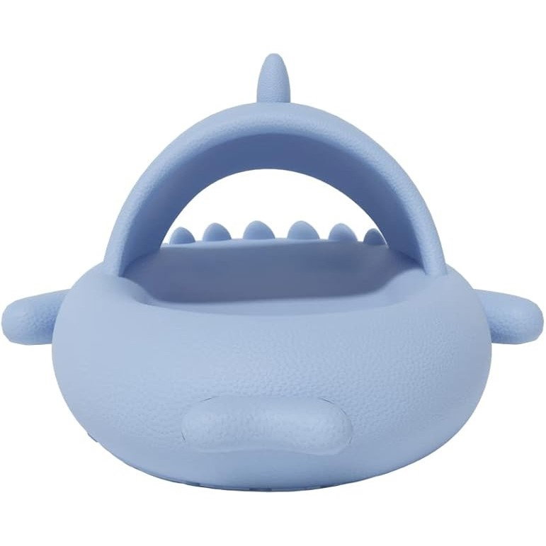 Papuci Tip Rechin, Flippy, Unisex, din Spuma EVA, Talpa Groasa Antiderapanta, Rezistenti la Uzura, Marime 38-39, Albastru Deschis [5]