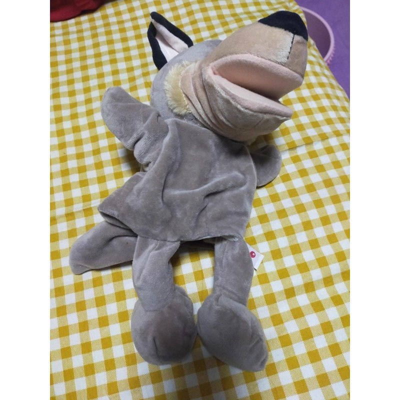 Papusa de Mana pentru Teatru de Papusi, Flippy, din Plus, 25 x 10 x 8 cm, Model Lup, Bej [3]