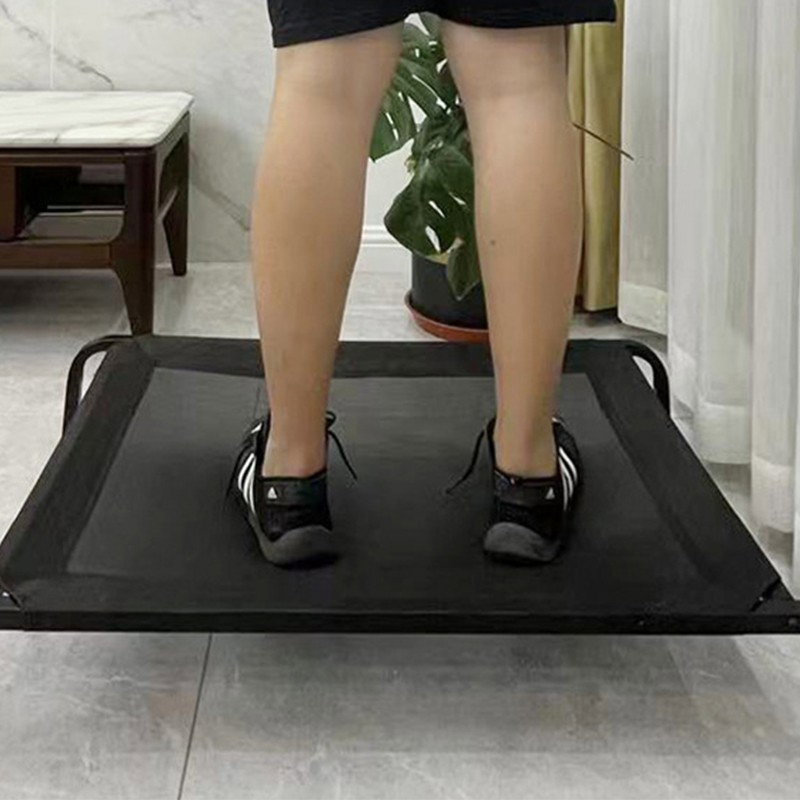 Pat pentru Animalele de Companie, Flippy, din Plasa este Rezistent la Umiditate, Picioare de Otel, Respirabil, Marimea S 68 x 55 x 16 cm, Negru [6]