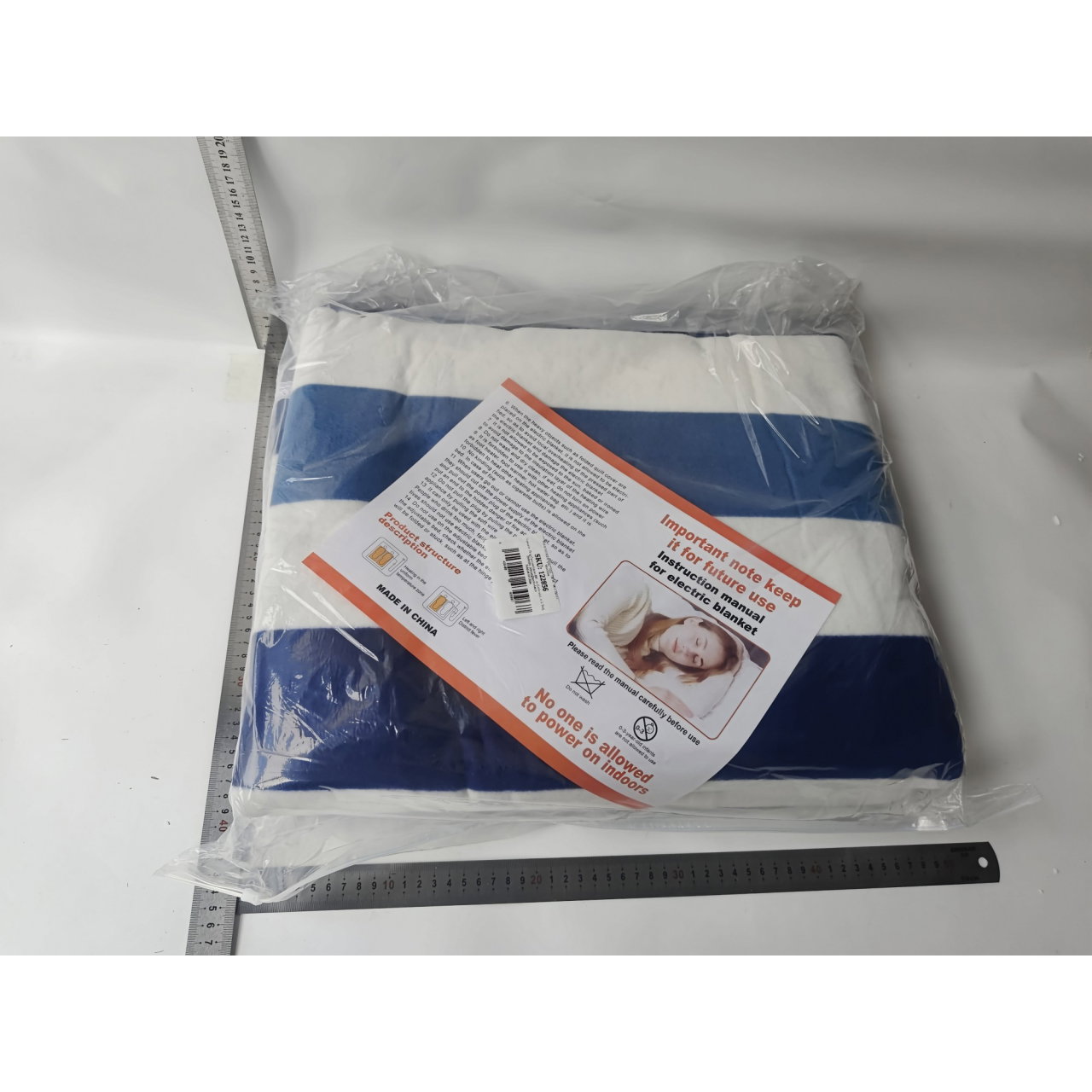 Patura electrica 180 x 150 cm, Flippy, 130 W, Control Telecomanda, 9 Trepte de Caldura, Temporizator, Multicolor [6]