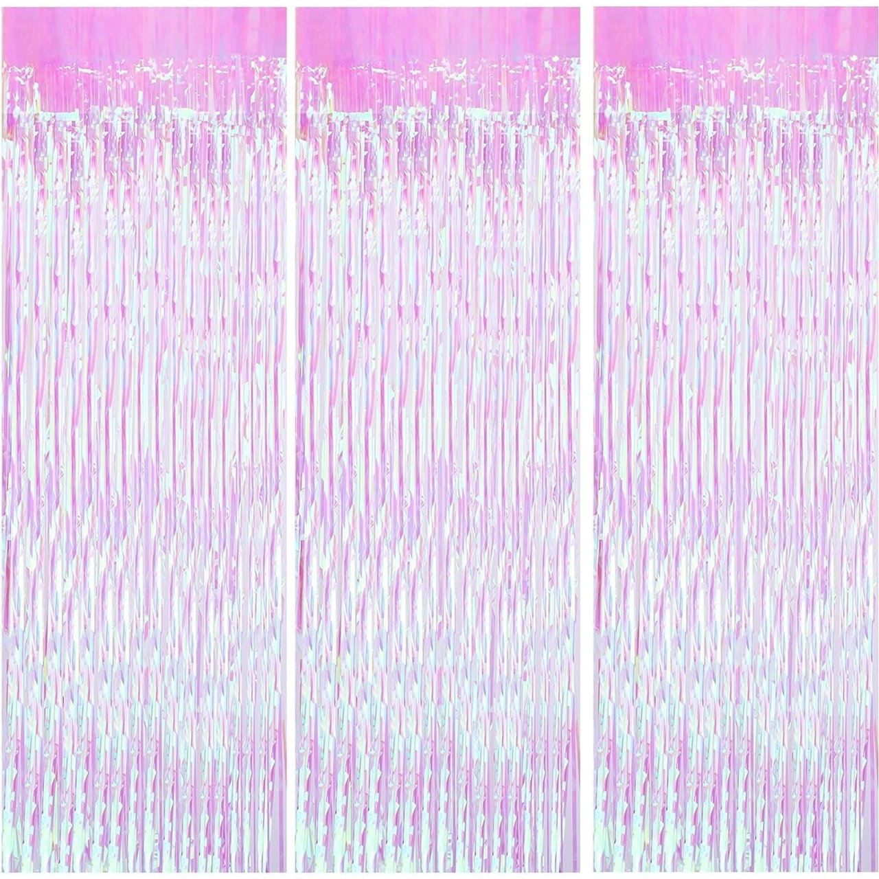 Perdea Franjurata, Flippy, Model Decor Petrecere, pentru Fundal de Poze, Amenajare Colorata a Petrecerii, Dimensiune 100x200 cm, Roz [7]