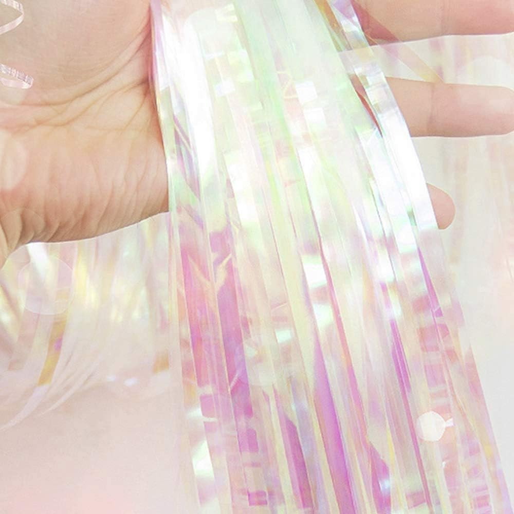 Perdea Franjurata, Flippy, Model Decor Petrecere, pentru Fundal de Poze, Amenajare Colorata a Petrecerii, Dimensiune 100x200 cm, Roz [5]