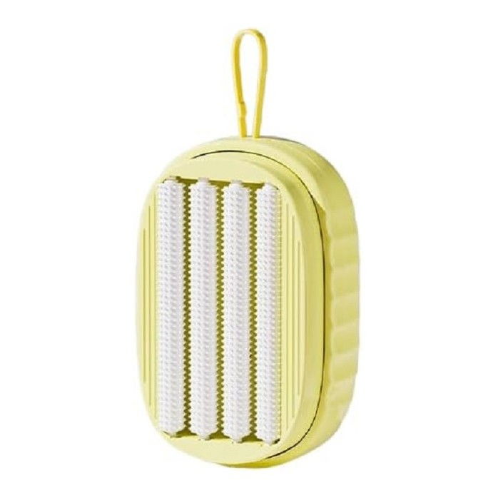 Perie de Spalat Haine, Flippy, cu Dispenser pentru Detergent, 4 Perii de Curatare, din ABS + PS, Galben [1]