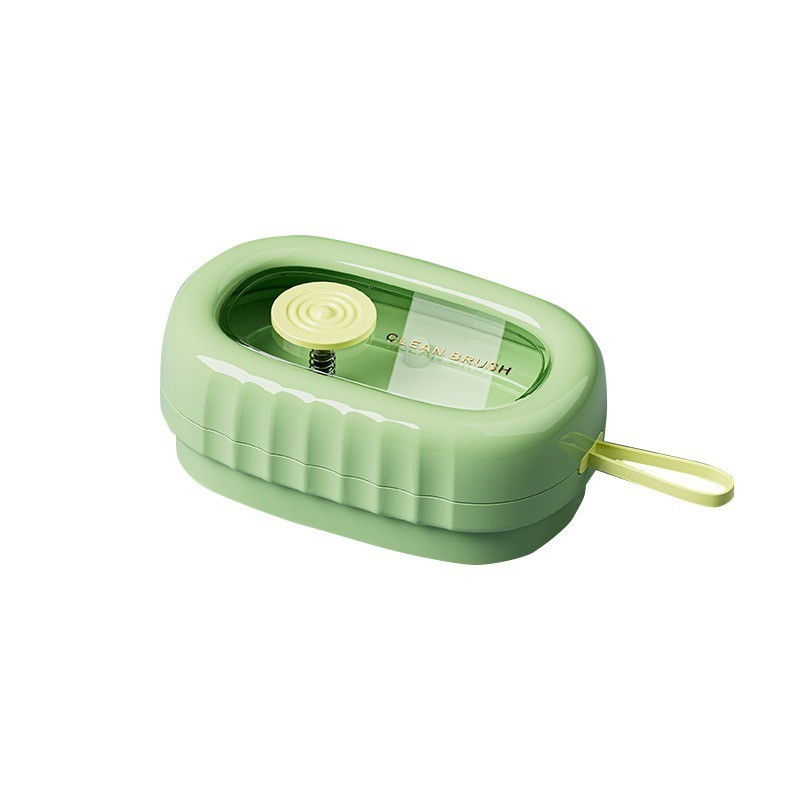 Perie de Spalat Haine, Flippy, cu Dispenser pentru Detergent, 4 Perii de Curatare, din ABS + PS, Verde [6]