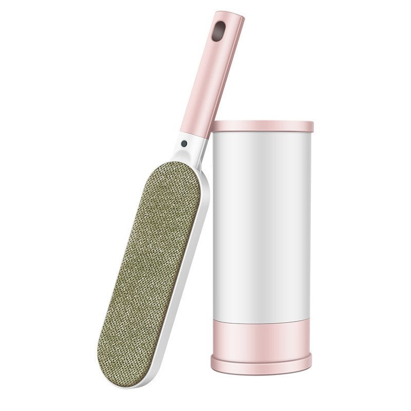 Perie Electrostatica, Flippy, Pentru Curatarea Parului/Scamelor de pe Haine si Tapiterii, 2 Fete, Autocuratare, 31 x 8.5 cm, Roz [1]