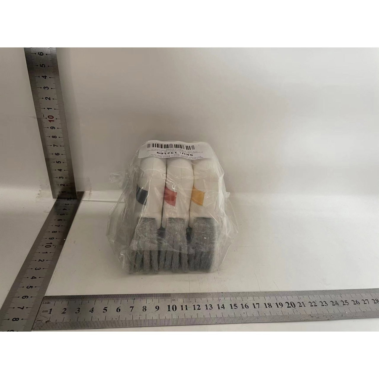 Perii de Curatat 2 in 1, Flippy, Perii pentru Canalele din Ferestre si Usi, Perii pentru Colturi Moarte, pentru Geamuri, locuri greu de accesat, Alb [5]