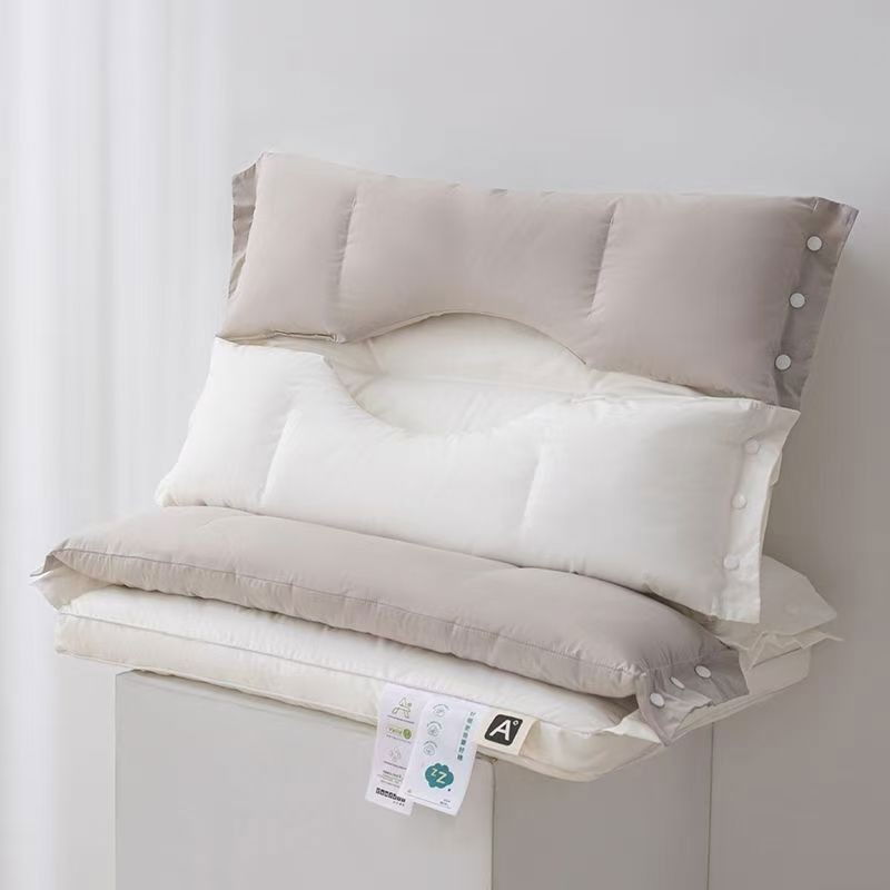 Perna Ortopedica 3 in 1, Flippy, Strat Dublu, Protectie Cervicala, pentru Adulti, 45 x 70 cm, Alb [7]