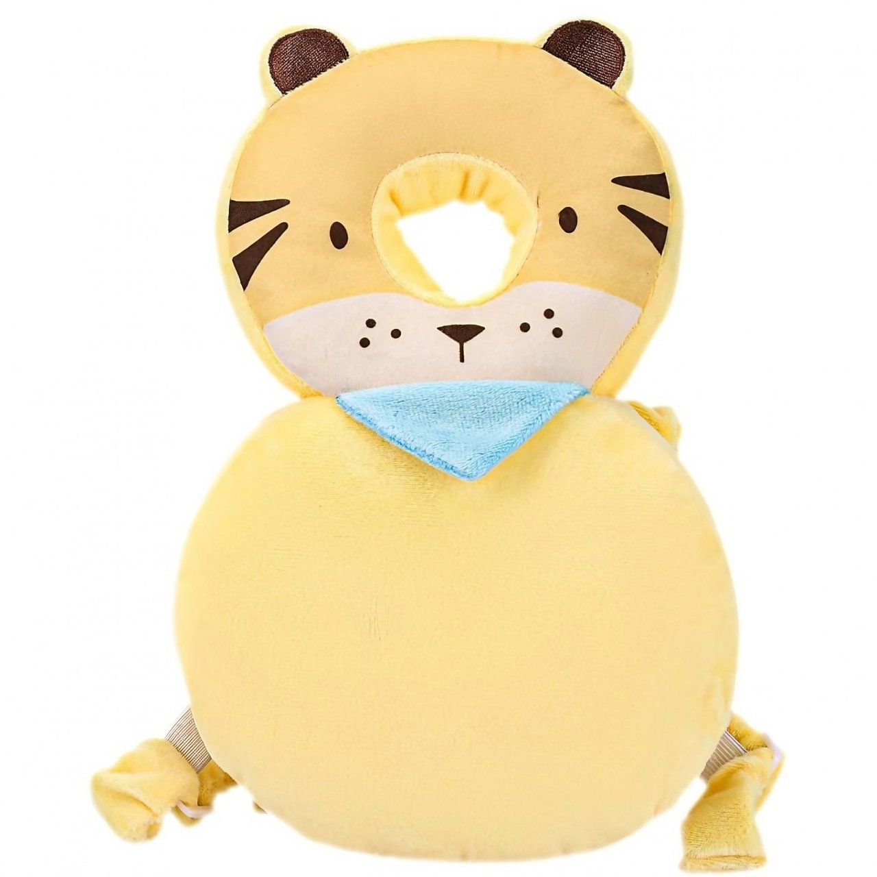 Perna tip Rucsac pentru Protectia Capului, Flippy, Tetiera tip Tigru, pentru Bebelusi, 33x6x19 cm, 180 g, Crem [1]