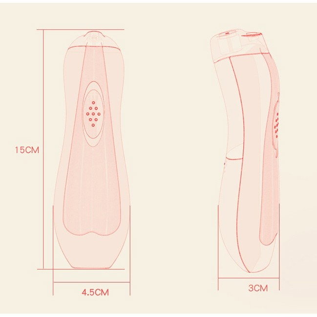 Pila Electrica Unghii pentru Bebelusi, Flippy, 6 Piese, 15 x 4.5 x 3 cm, Silentios, 0-3 Ani, 4 Trepte de Viteza, Albastru [8]