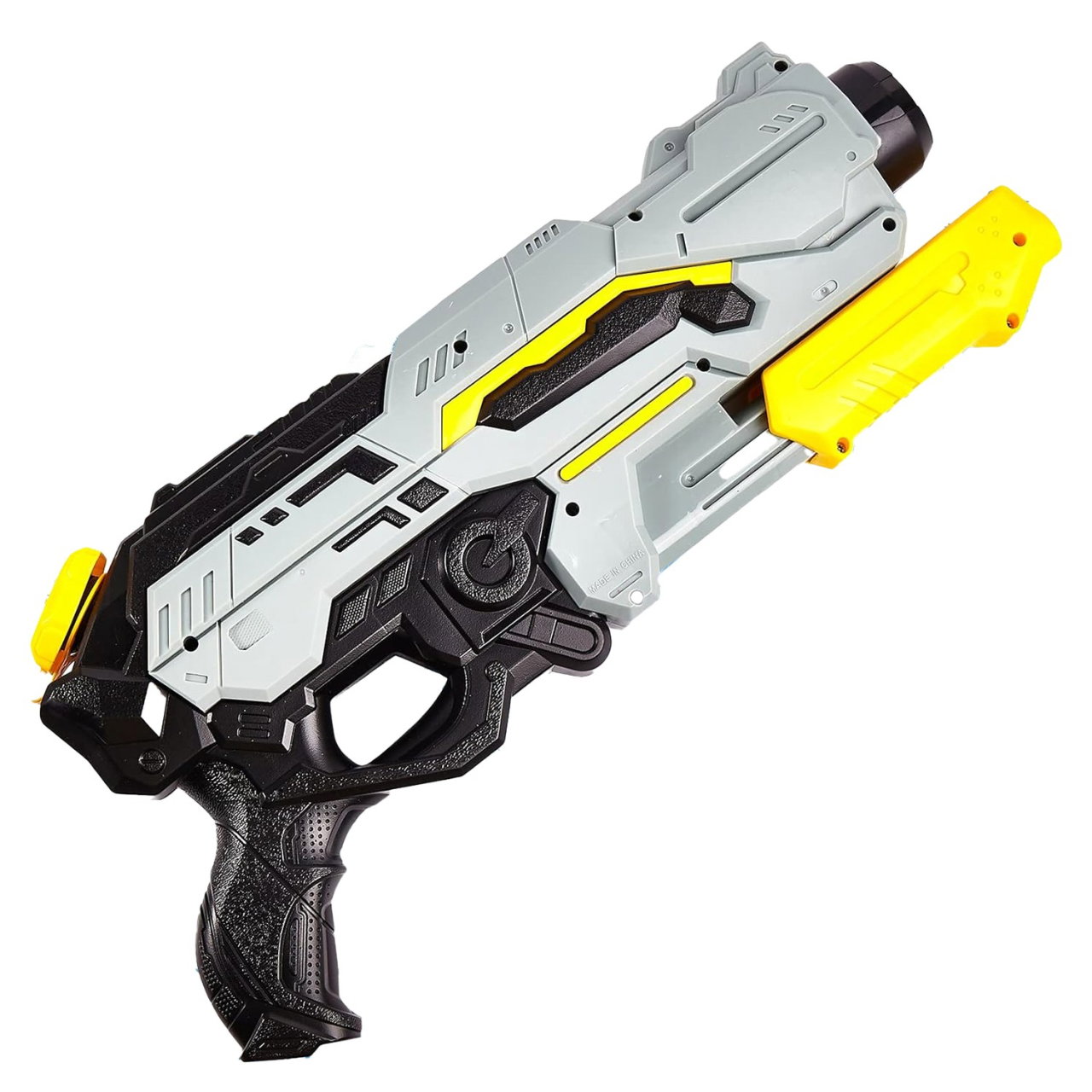 Pistol cu Apa de Inalta Presiune pentru Copii, Flippy, Jucarie Pistol cu Apa, Capacitate 1.5 L, 43 x 20 x 4 cm, Petrecerile de Vara, 4-12 Ani, Negru Gri [1]