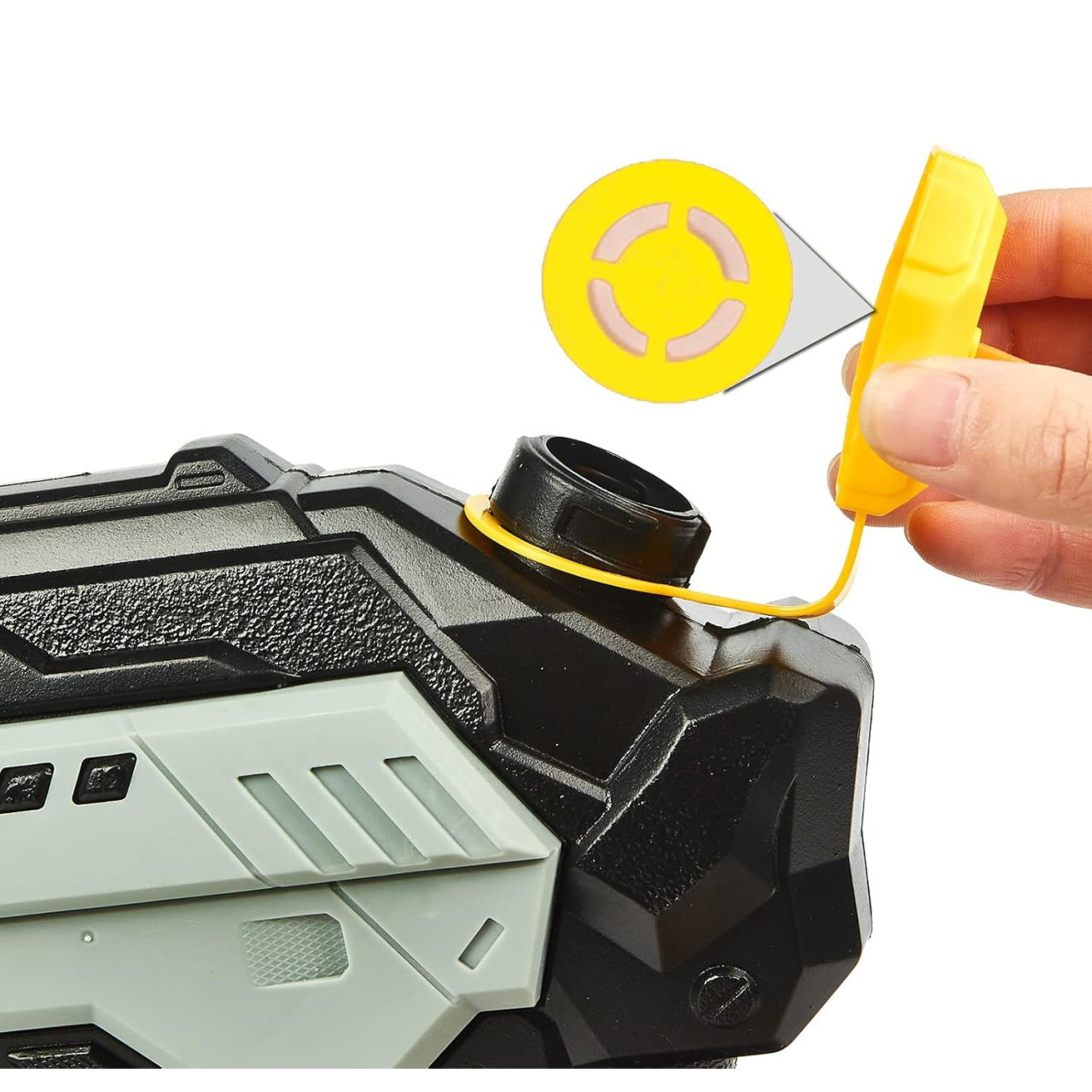 Pistol cu Apa de Inalta Presiune pentru Copii, Flippy, Jucarie Pistol cu Apa, Capacitate 1.5 L, 43 x 20 x 4 cm, Petrecerile de Vara, 4-12 Ani, Negru Gri [6]