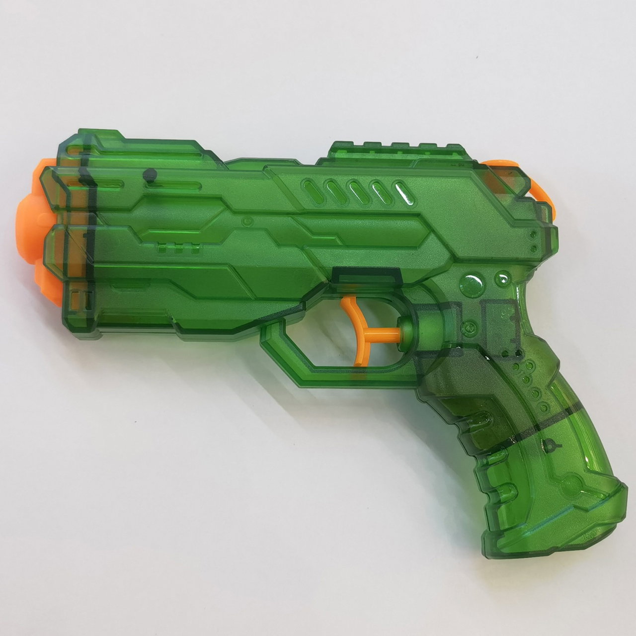 Pistol cu Apa, Flippy, Pistol cu Apa pentru Copii, Manual, din Plastic, 23 x 16 x 4 cm, rezervor 250 ml, Verde [3]