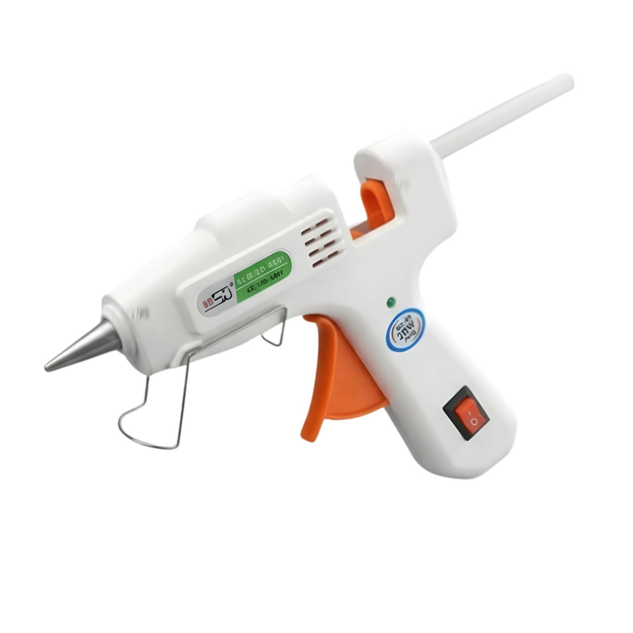 Pistol de Lipit cu Silicon la cald, Flippy, 20 W, pentru Batoane 7 mm, Duza din Aluminiu Anti-picurare, Incalzire Rapida, pentru Bricolaj, Artizanat și Reparatii, Alb [4]