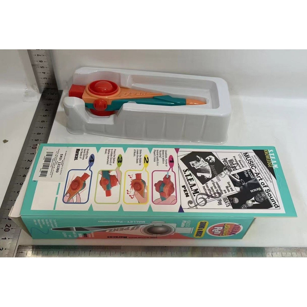 Pix Multifunctional, Flippy, cu Sunete si Vibratii, 5x1.5x17cm, Multicolor [2]